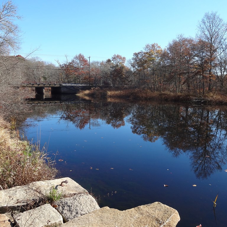 river in fall